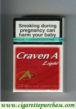 Craven A Light cigarettes